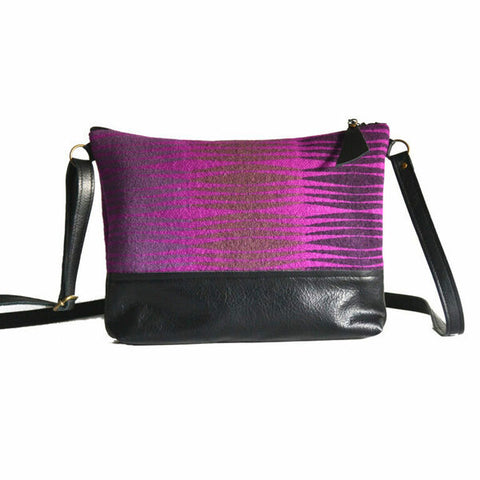 Medium Wool Bag in Pink by Lynda Shell