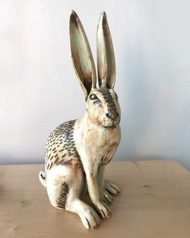 Medium Sitting Hare by Jan Beeny