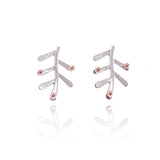 Mini Fern Studs by Angela Evans