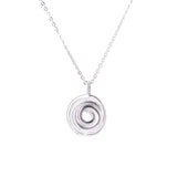 Silver Wrapped Mini Pendant by Angela Evans