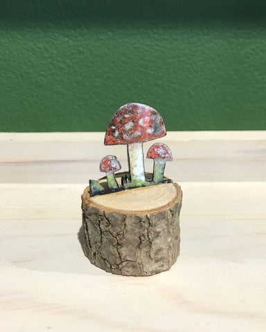 Fly Agaric mushrooms II by Kathryn Willis