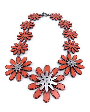 Multi Floral Necklace by Mandy Nash