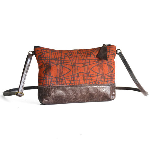 Occasional bag in orange by Lynda Shell