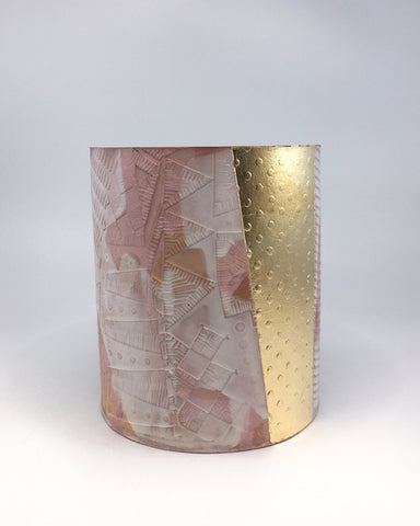 Vessel (no.10) 24ct gold leaf by Paul Taylor