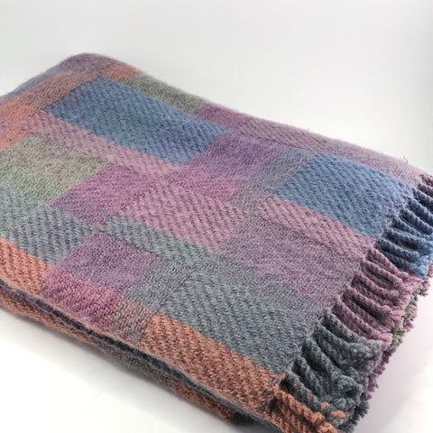 Handwoven throw by Riitta Sinkkonen Davies