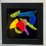 Untitled - framed glass work by Paul Mitchell