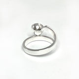 Ribbon Point Ring with Peridot by Jodie Hook