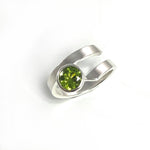 Ribbon Point Ring with Peridot by Jodie Hook