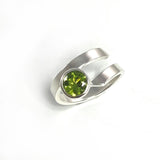 Ribbon Point Ring with Peridot by Jodie Hook
