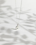 Polished Iolite Gemset Blobby Pendant by Rebecca Oldfield