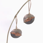 Copper Hare Silver Earrings by Sara Lloyd-Morris