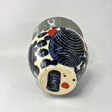 Sgraffito Ballon Vase by Simon Sharp