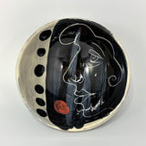 Small Face Olive Bowl by Simon Sharp