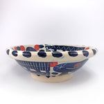 Rolled Top Geo Bowl by Simon Sharp