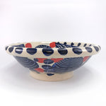 Rolled Top Geo Bowl by Simon Sharp