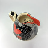 Sgraffito Can Jug (grey) by Simon Sharp
