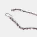 Two silver seaweed & ammonite necklace by Sara Lloyd-Morris
