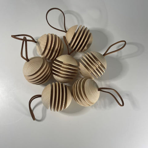 Ash Baubles by Solace in Wood