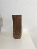 Silver birch bark pot with poppies by Jane Bevan