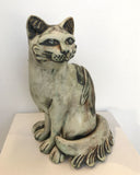 Sitting cat by Jan Beeny