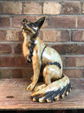Sitting Fox by Jan Beeny