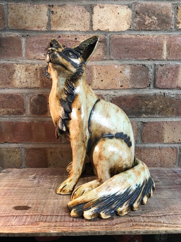 Sitting Fox by Jan Beeny