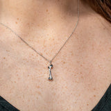 Sterling Silver Bone Charm Necklace by Duxford Studios