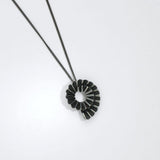 Maxi dark ammonite pendant by Suzie Horan