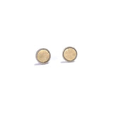 Tiny spotty studs in lemon yellow by Katryn Willis