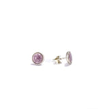 Tiny spotty studs in pink by Katryn Willis
