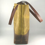 Two Tone Daytripper Tote in Mustard by Coterie Leather