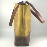 Two Tone Daytripper Tote in Mustard by Coterie Leather