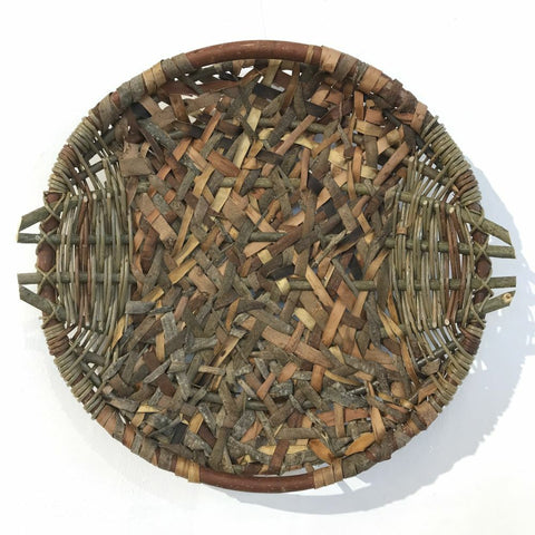 Willow and Willow Bark Cyntell - 16'' Tray by Clare Revera