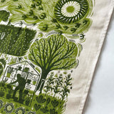 Cotton Tea Towel - Allotment by Folded Forest