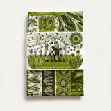 Cotton Tea Towel - Allotment by Folded Forest