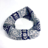Blue & grey snood by Adam Rae