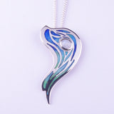 Flowing water pendant/brooch by Cathy Timbrell