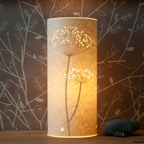 Cow Parsley Lamp - small by Hannah Nunn