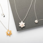 Gold Plated Daffodil Pendant by Emma-Kate Francis