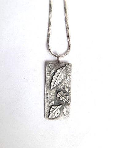 Falling Leaves Pendant by Becky Crow
