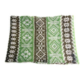 Green & brown snood by Adam Rae