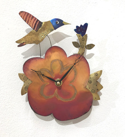 Hummingbird Clock by Jill Stewart