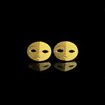 Oval Masquerade Studs by Imaginarium Atelier