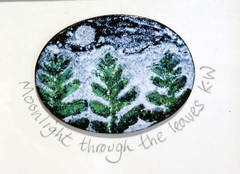 Moonlight through the leave by Kathryn Willis