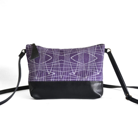 Occasional bag in purple by Lynda Shell