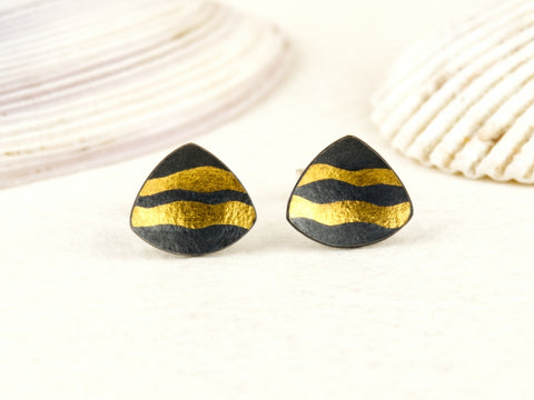 Clam Stud Earrings by Sandra Elizabeth