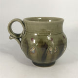 Round Mug in green glaze by Mick Morgan