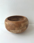 Segmented bowl in cherry and ash by John Parkinson