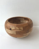 Segmented bowl in cherry and ash by John Parkinson