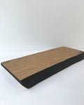 Serving platter with black edge by Howard Lewis